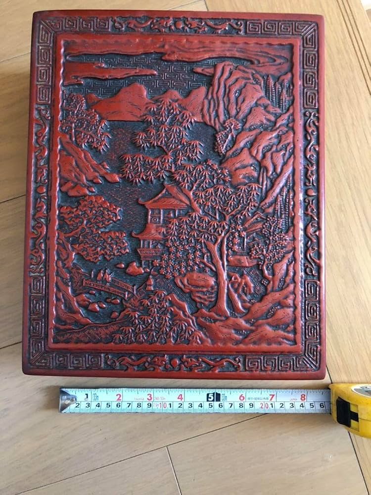 仙台堆朱　硯箱　手紙入れ　漆器　伝統工芸　工芸品　説明書有り Amazon.co.jp: 仙台堆朱 漆器 伝統工芸 工芸品 硯箱 手紙入れ